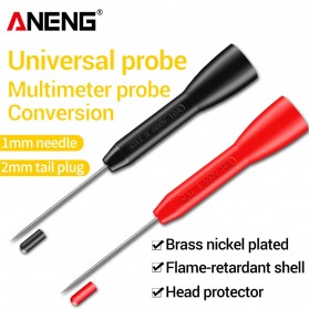 ANENG Pin Isolasi Jarum Tindik Multimeter 10 A 600 V - PT2002 - Black/Red