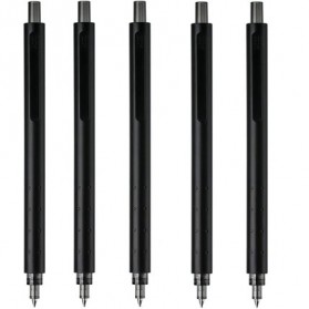 KACO ROCKET Gel Pen Pena Pulpen Bolpoin 0.5mm 10 PCS - K1028 (Black / Blue Ink) - Black - 3