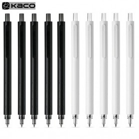 KACO ROCKET Gel Pen Pena Pulpen Bolpoin 0.5mm 10 PCS - K1028 (Black / Blue Ink) - Black - 4