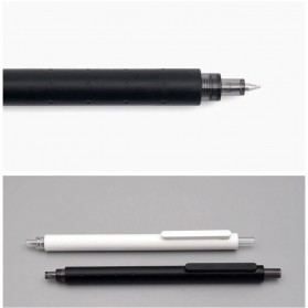 KACO ROCKET Gel Pen Pena Pulpen Bolpoin 0.5mm 10 PCS - K1028 (Black / Blue Ink) - Black - 7