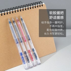 KACO Refill Tinta Pulpen K7 Gel Pen 0.5mm 5 PCS (Black Ink) - K1619 - Black - 6