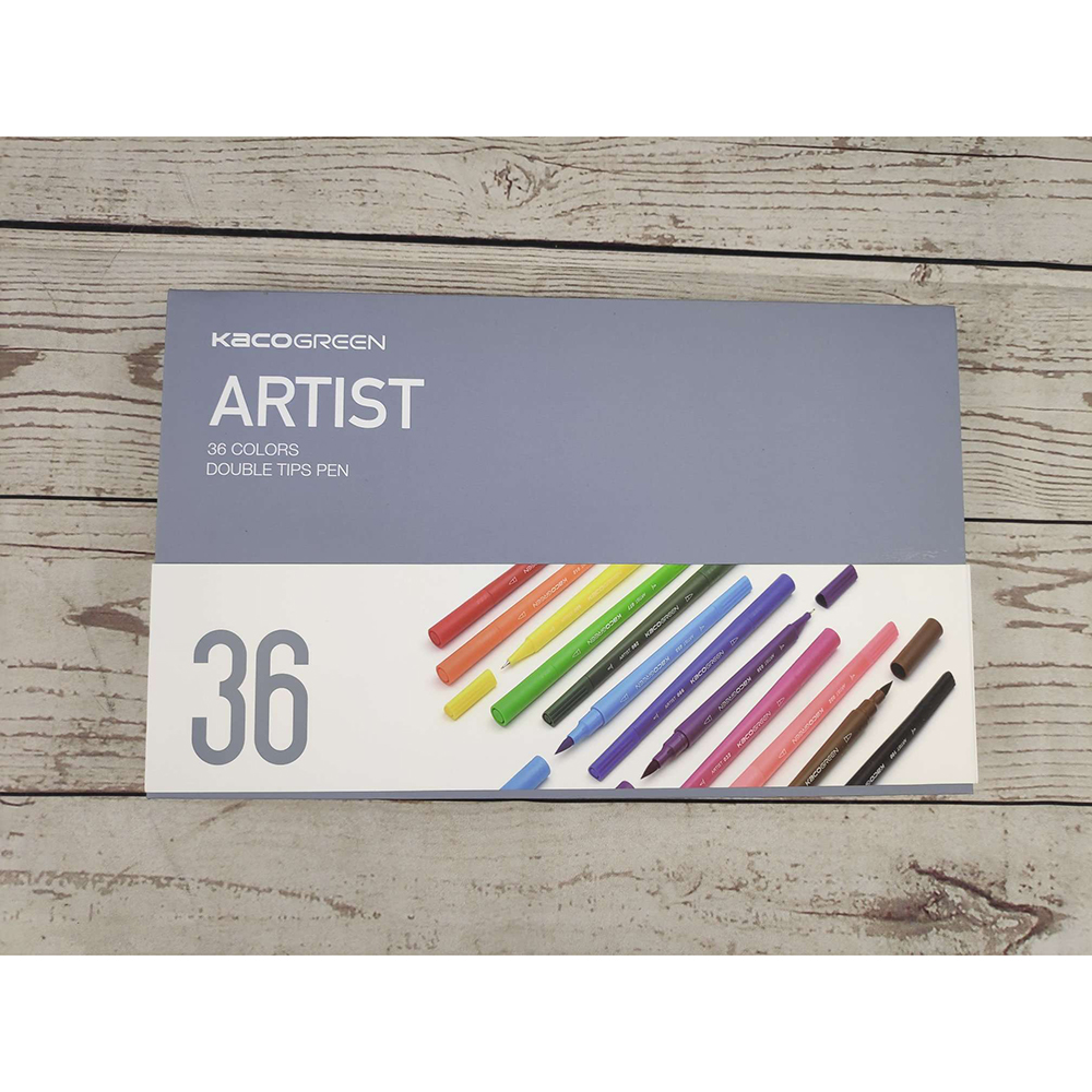 Kaco Water Color Pena Spidol Warna Dual Head Marker Pen 36 Pcs 1037 Multi Color Jakartanotebook Com