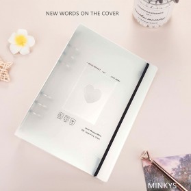 MINKYS Binder A5 Photocards Collect Book Postcard Holder Organizer - 2021 - White