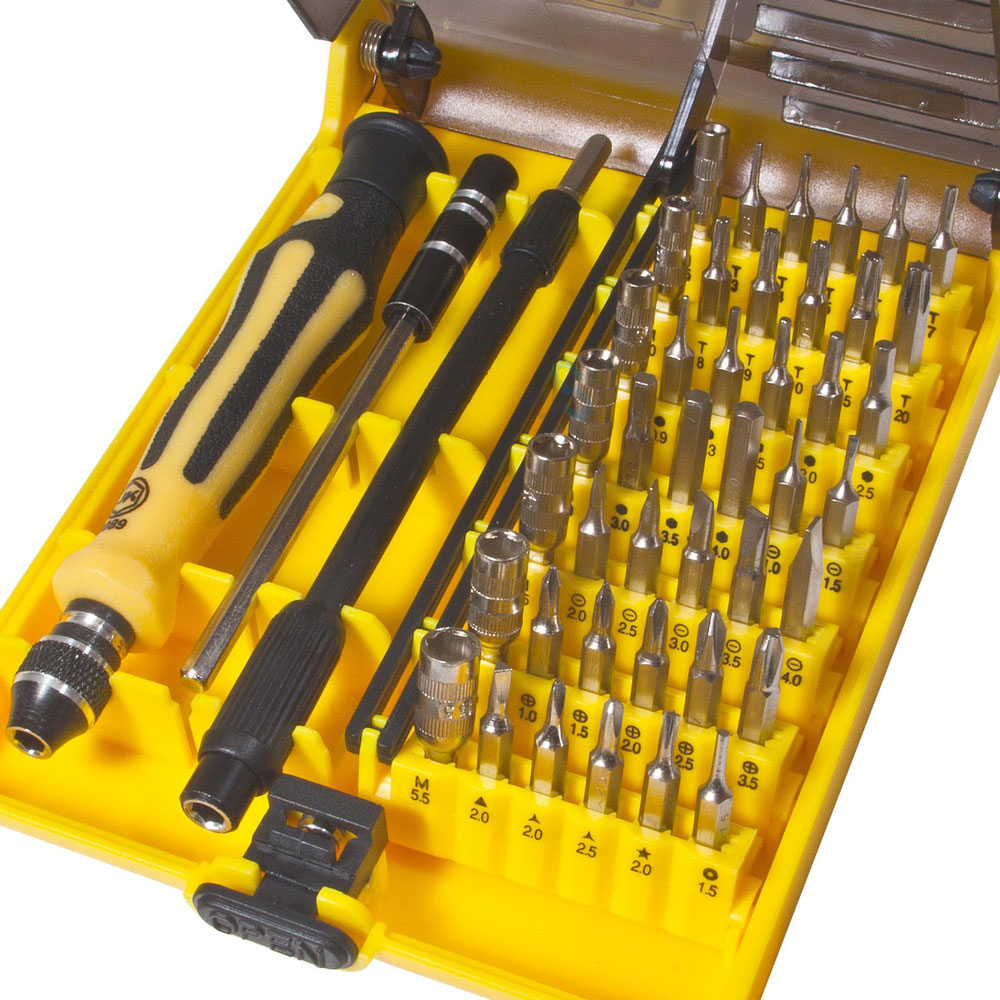 Jackly 45 in 1 Precision Screwdriver Professional Repair Tool Kit JK