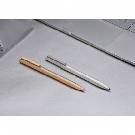 Xiaomi Mi Jia Metal Signature Pen Pulpen (Original) - Golden - 7