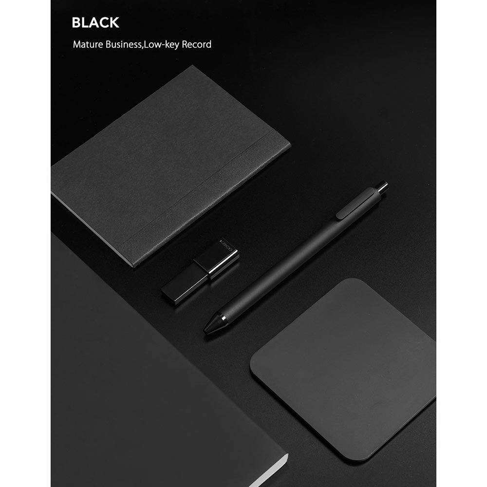 Gambar produk KACO PURE Soft Touch Gel Pen Pena Pulpen Bolpoin 0.5mm 10 PCS - K1015 (Black Ink)