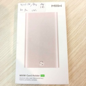 MIIIW Dompet Kartu Premium Card Case Automatic Aluminium - MWCH01 - Silver - 7