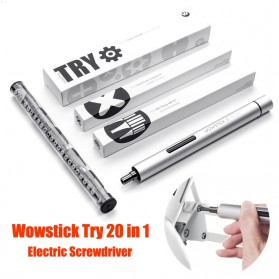 Wowstick Try 20 in 1 Obeng Elektrik Precision Screwdriver - Silver