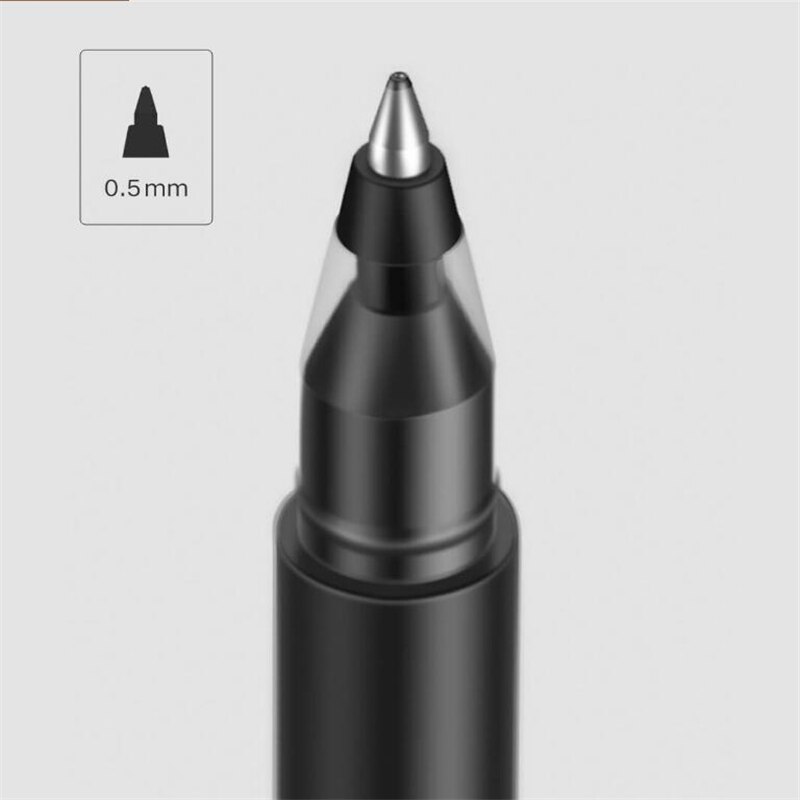 Gambar produk Xiaomi Mi Jumbo Gel Ink Pen Pena Cair Pulpen 0.5mm 10 PCS - MJZXB02WC