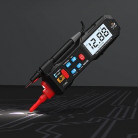 DUKA Mini Pocket Digital Multimeter AC/DC Voltage Tester - DLBS-600 - Black