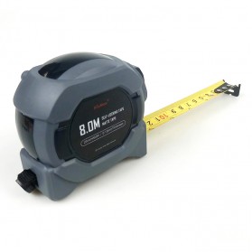 Meteran - ATuMan Roll Meteran Retractable Ruler Precision Steel 8M - SD - Gray