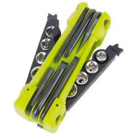 Jakemy JM-PJ1004 17 in 1 Multifunction Folding Screwdriver Kit - Green - 1