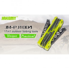 Jakemy JM-PJ1004 17 in 1 Multifunction Folding Screwdriver Kit - Green - 6