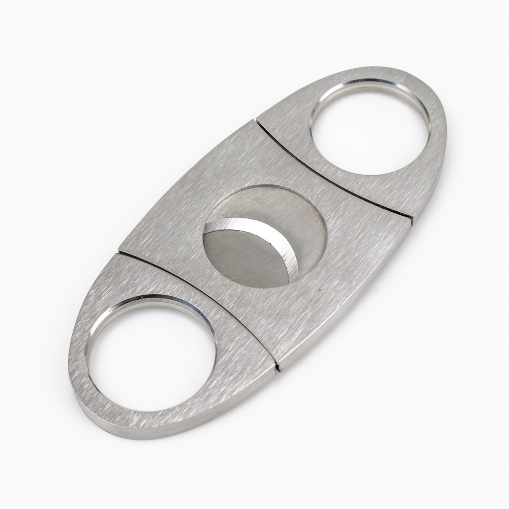 Gambar produk KNIFEZER Pemotong Rokok Cerutu Cigar Cutter Double Blade Stainless Steel - EC-50A