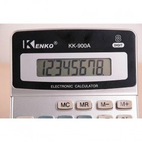 Kenko Kalkulator Elektronik Office Calculator - KK-900A - Black/Silver - 3