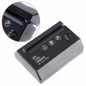 Jakcom Mesin Penghancur Kertas Mini USB Paper Shredder with Letter Opener - SW501 - Black - 5