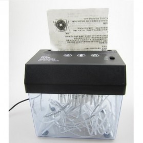 Jakcom Mesin Penghancur Kertas Mini USB Paper Shredder with Letter Opener - SW501 - Black - 6