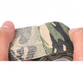 FORAUTO Camouflage Retractable Tape Hunting Survival Kit / Lakban Ajaib - H10 - Black - 4