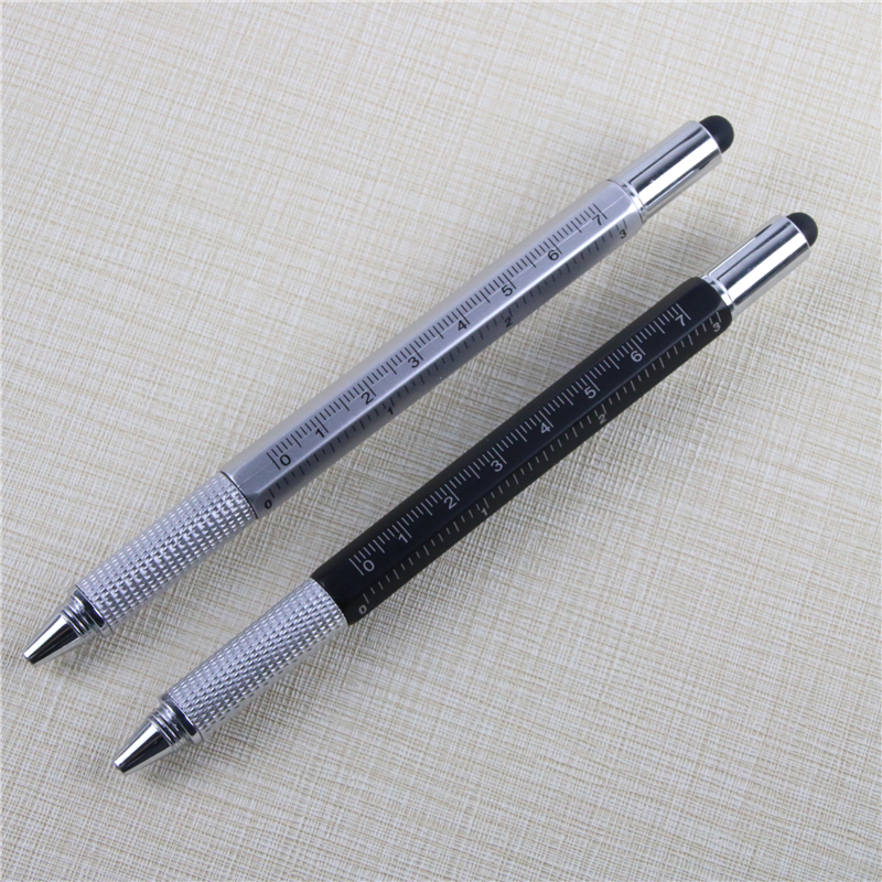pena multifungsi metal stylus penggaris level obeng silver jakartanotebook pena multifungsi metal stylus penggaris level obeng silver jakartanotebook