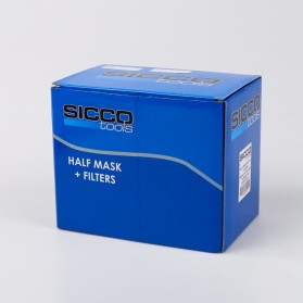 SICCO Masker Gas Respirator - 6200 - Gray - 9