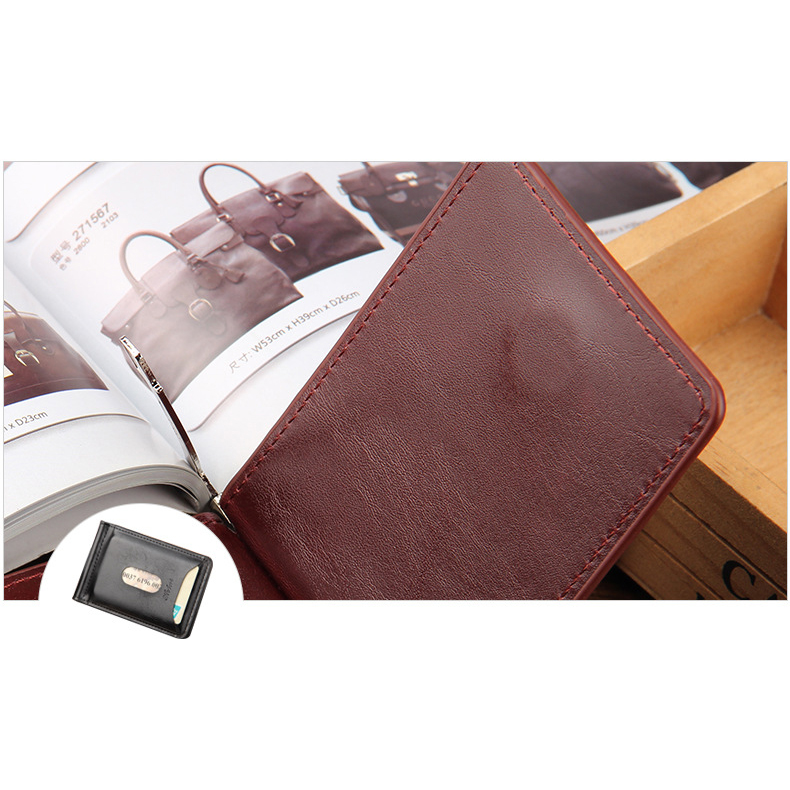 Baellerry Dompet Kartu dengan Klip Uang Kertas - B326-1