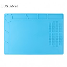 LUXIANZI Heat Insulation Working Mat Alas Matras Kerja 340 x 230 mm - S-120 - Blue