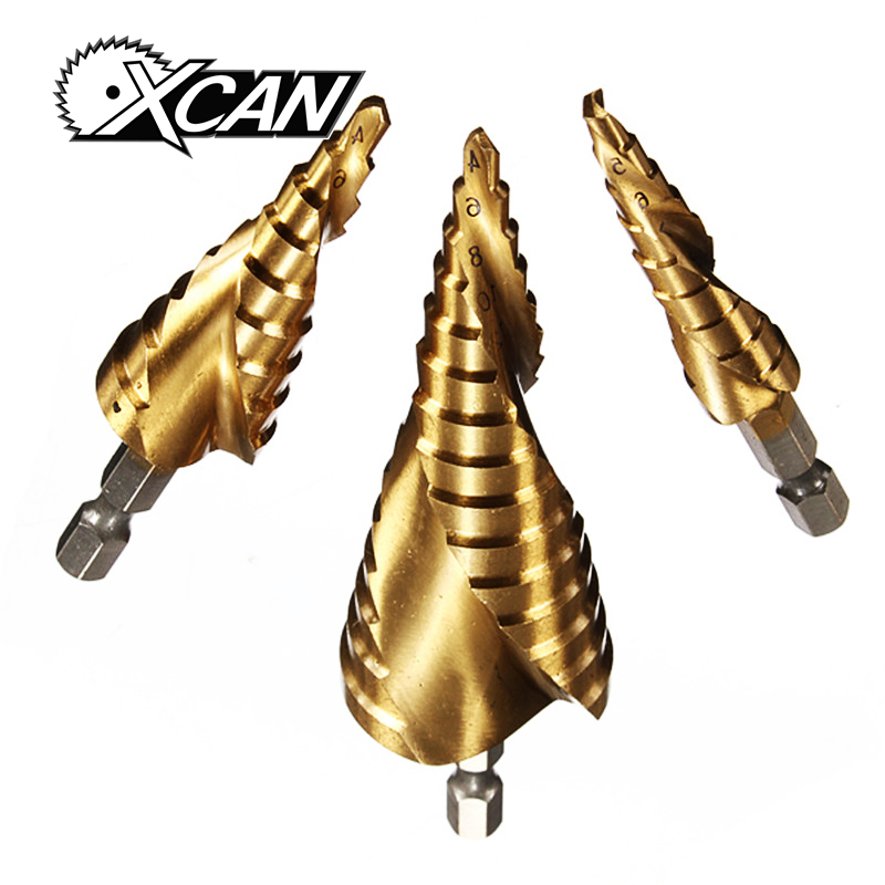 xcan mata bor spiral cone titanium coated 3pcs golden xcan mata bor spiral cone titanium coated 3pcs golden