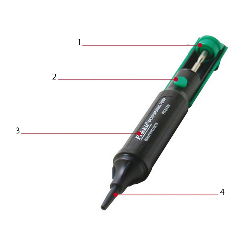 desoldering tin solder sucker iron pen black jakartanotebook desoldering tin solder sucker iron pen black jakartanotebook