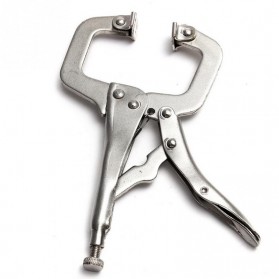 Tang Jepit C Clamp Swivel Pad Lock Grip - RLP-CP6 - Silver - 4