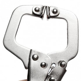 Tang Jepit C Clamp Swivel Pad Lock Grip - RLP-CP6 - Silver - 7
