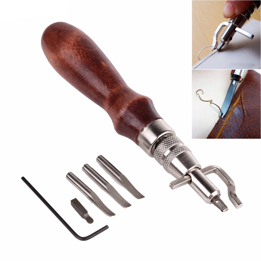 YOKOYAMA Alat DIY Kulit 7 in 1 Leather Craft Stitching Sewing Tool Set