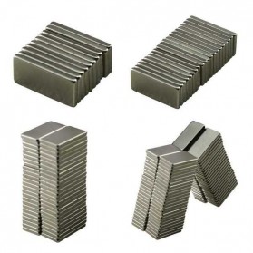 Taffware Strong Neodymium Magnet NdFeB N35 10 PCS - MAG1 - Silver - 6