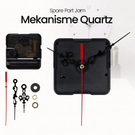 DIY Clock Mechanism Quartz Repair Replacement Sparepart - A1 - Black