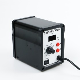 DINGKKE 858D Desoldering Heat Gun dengan Station 220V 700W - Black - 3