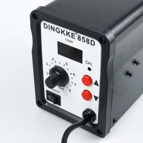 DINGKKE 858D Desoldering Heat Gun dengan Station 220V 700W - Black - 4