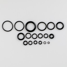 Taffware Karet Rubber O Ring Seal Tightening 225 PCS - E436 - Black - 4