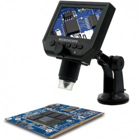 Andonstar Mikroskop Digital 3.6MP 600X dengan Monitor & Suction Cup Stand - G600 - Black - 2