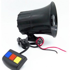 ZKXX Klakson Sirine Polisi Loud Speaker 4 Tone 30W - KX-5004 - Black - 4