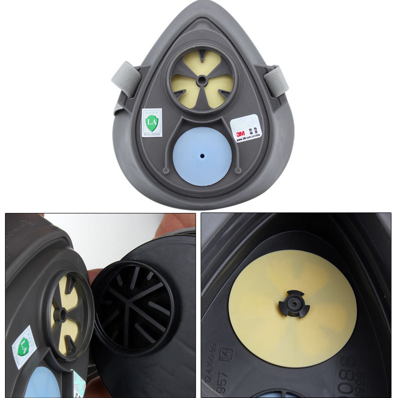 3M Masker Gas Respir   ator dengan 1 Filter 3701 - 3200