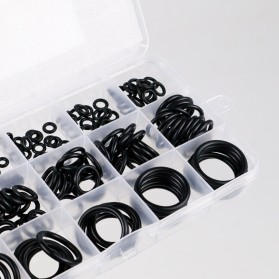 Taffware Karet Rubber O Ring Seal Tightening 200 PCS - E436 - Black - 4