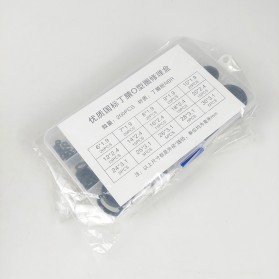 Taffware Karet Rubber O Ring Seal Tightening 200 PCS - E436 - Black - 7
