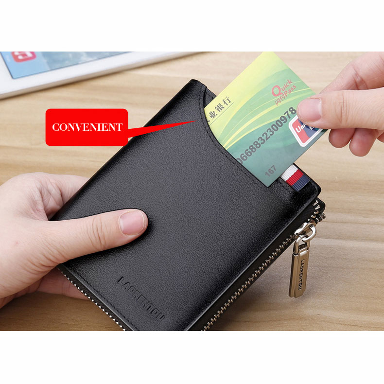 laorentou dompet kartu bahan kulit sapi black laorentou dompet kartu bahan kulit sapi black