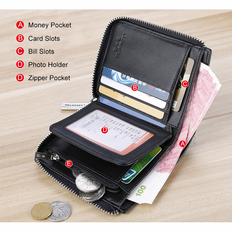 laorentou dompet kartu bahan kulit sapi black laorentou dompet kartu bahan kulit sapi black