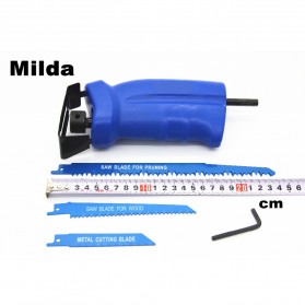 Milda Gergaji Listrik Mini Chainsaw Attachment 2000RPM - Blue - 2