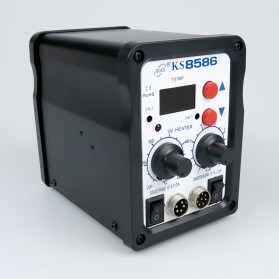 DGKS Desoldering Heat Gun + Solder dengan Station 220V/750W - KS8586 - Black