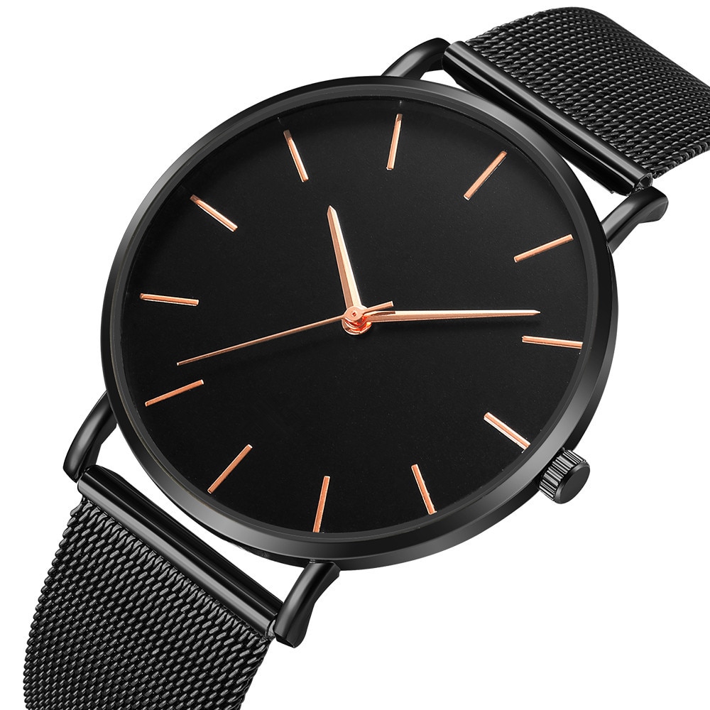 Gambar produk Relogio Jam Tangan Kasual Pria Milanese Stainless Steel - 3294