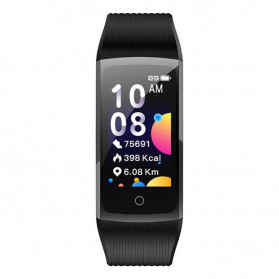 SPOVAN Jam Tangan Olahraga Smartwatch Heartrate Bluetooth - R12 - Black - 2