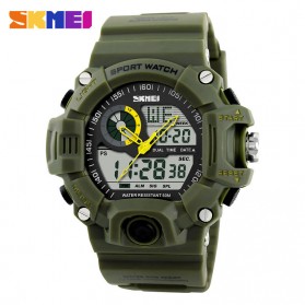 SKMEI Jam Tangan Analog Digital Pria - AD1029 - Army Green - 1