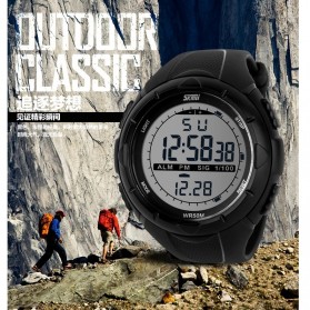 SKMEI S-Shock Sport Watch Water Resistant 50m - DG1025 - Black - 6