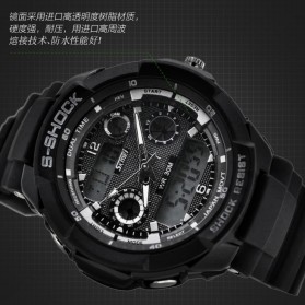 SKMEI Jam Tangan Analog Digital Pria - AD0931 - Black/Yellow - 3